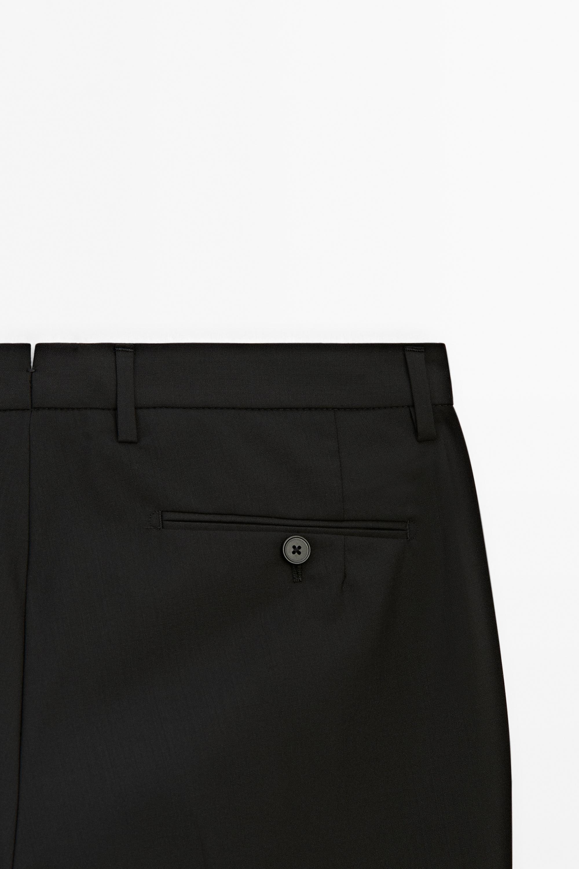 100% wool suit pants